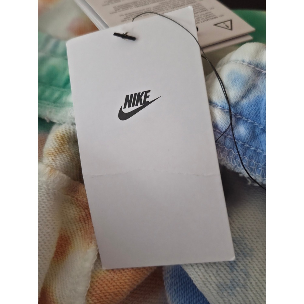 NIKE Fleece shorts Men's size Small Sweat material Standard Fit Watercolors NWT - Picture 10 of 11